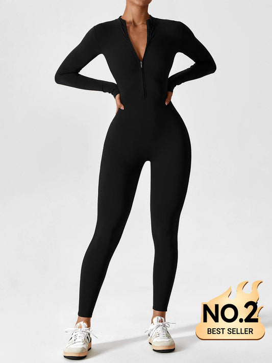 Yeoreo Longsleeve Reißverschluss Jumpsuit