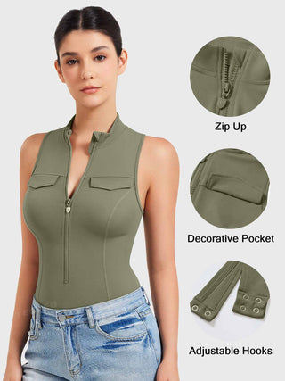 Yeoreo Jacobu Cargo Bodysuit Armeegrün / L