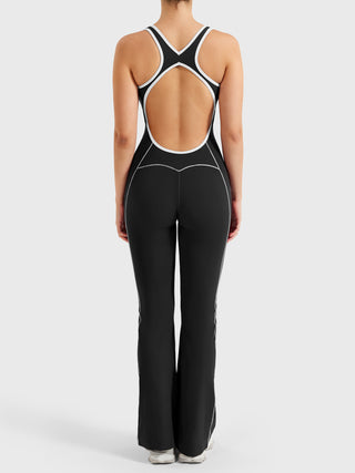 Yeoreo Antonia Kontrastbesatz Flared Jumpsuit - Yeoreo Germany