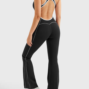 Yeoreo Antonia Kontrastbesatz Flared Jumpsuit - Yeoreo Germany