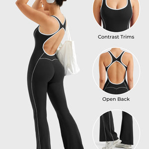 Yeoreo Antonia Kontrastbesatz Flared Jumpsuit - Yeoreo Germany