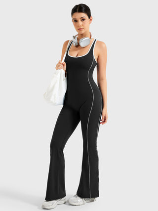 Yeoreo Antonia Kontrastbesatz Flared Jumpsuit - Yeoreo Germany