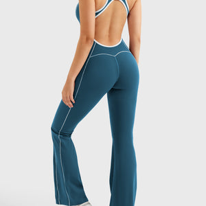 Yeoreo Antonia Kontrastbesatz Flared Jumpsuit - Yeoreo Germany