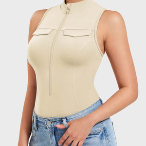 Yeoreo Jacobu Cargo Bodysuit Creme / XS