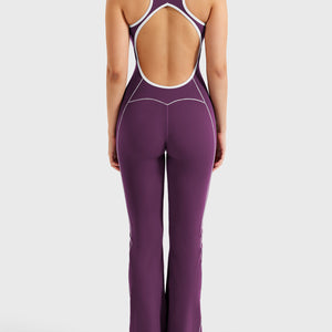 Yeoreo Antonia Kontrastbesatz Flared Jumpsuit - Yeoreo Germany