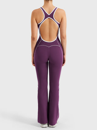 Yeoreo Antonia Kontrastbesatz Flared Jumpsuit - Yeoreo Germany