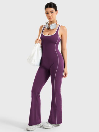 Yeoreo Antonia Kontrastbesatz Flared Jumpsuit - Yeoreo Germany