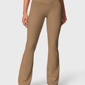Yeoreo Alberta Kontrastbesetztes Flare Leggings