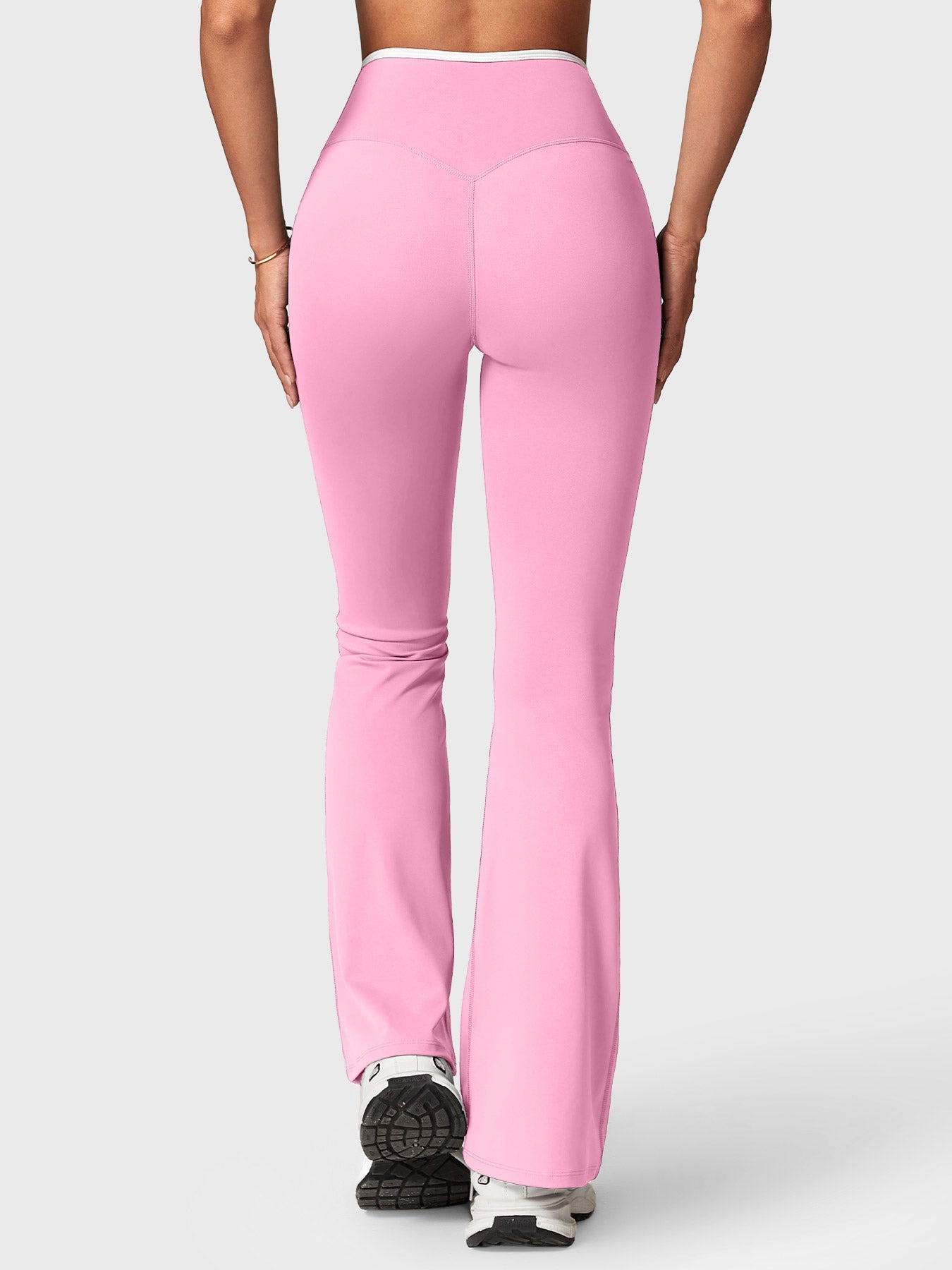 Yeoreo Alberta Kontrastbesetztes Flare Leggings
