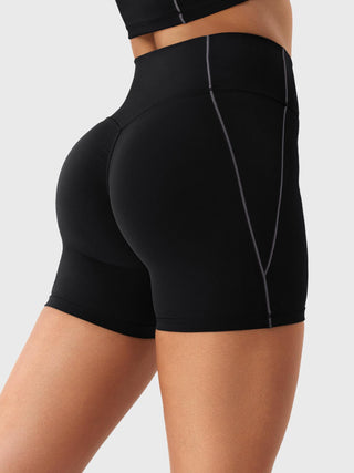 Yeoreo Clementine Halber Reißverschluss Crop Top Shorts Sets - Yeoreo Germany