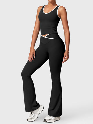 Yeoreo Alberta Kontrastbesatz Sport Set - Yeoreo Germany