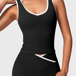 Yeoreo Alberta Kontrastbesatz Sport Set - Yeoreo Germany