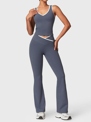 Yeoreo Alberta Kontrastbesatz Sport Set - Yeoreo Germany