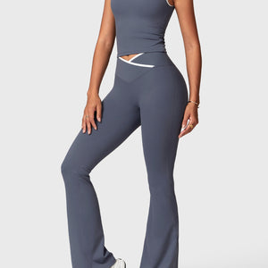 Yeoreo Alberta Kontrastbesatz Sport Set - Yeoreo Germany