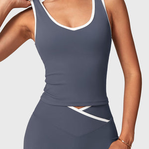 Yeoreo Alberta Kontrastbesatz Sport Set - Yeoreo Germany