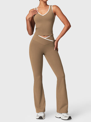Yeoreo Alberta Kontrastbesatz Sport Set - Yeoreo Germany