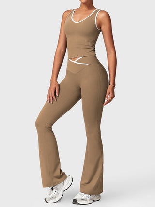 Yeoreo Alberta Kontrastbesatz Sport Set - Yeoreo Germany