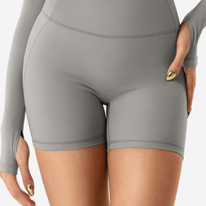 Yeoreo Clementine Halber Reißverschluss Crop Top Shorts Sets - Yeoreo Germany