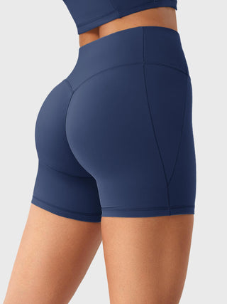 Yeoreo Clementine Halber Reißverschluss Crop Top Shorts Sets - Yeoreo Germany