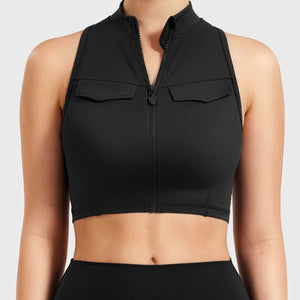 Yeoreo Chlonie Cargo Crop Tank Schwarz / S