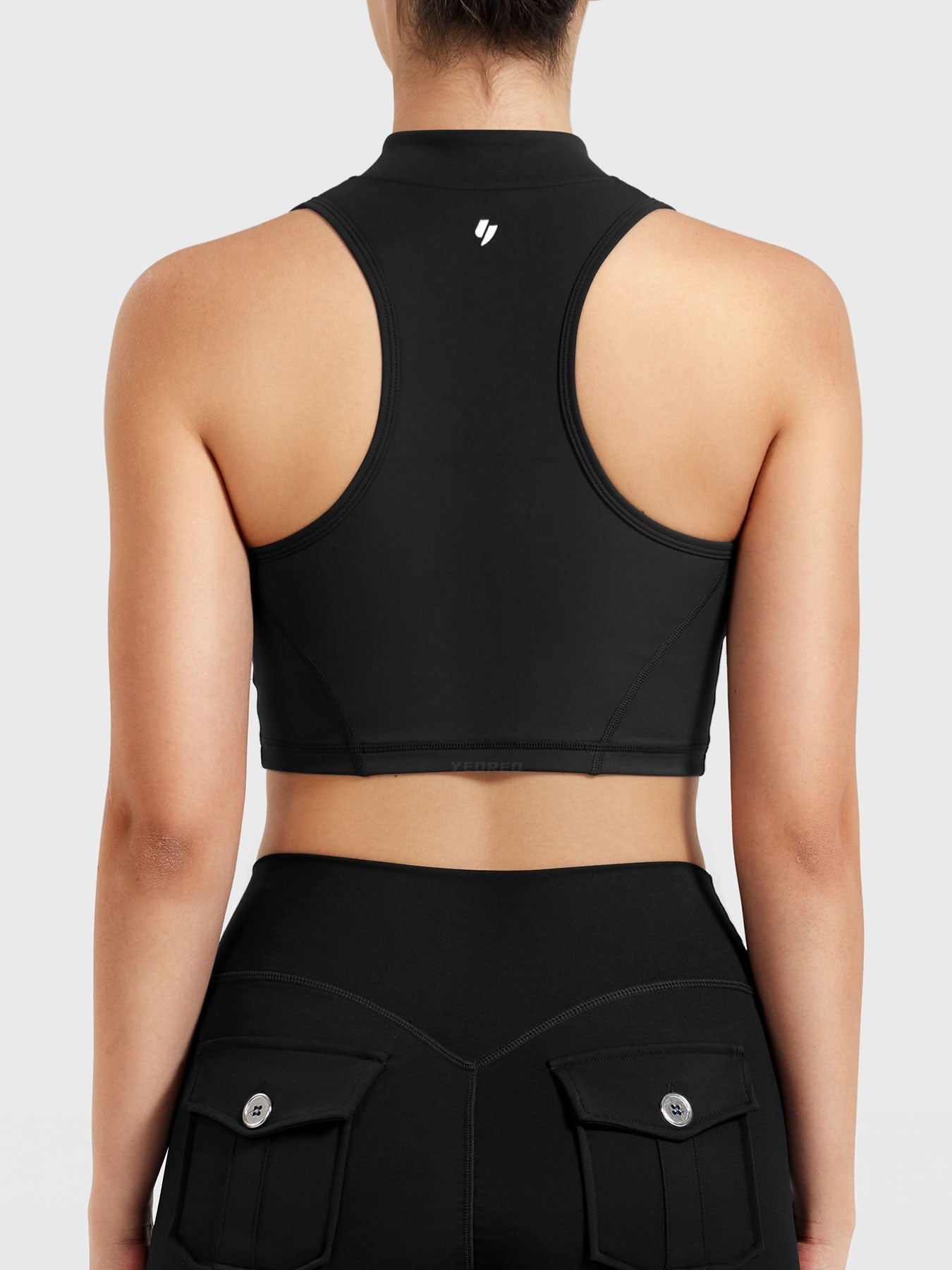 Yeoreo Chlonie Cargo Crop Tank Schwarz / M