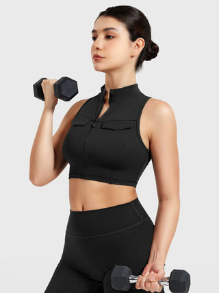 Yeoreo Chlonie Cargo Crop Tank Weiß / XS