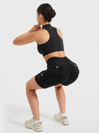 Yeoreo Chlonie Cargo Crop Tank Weiß / S