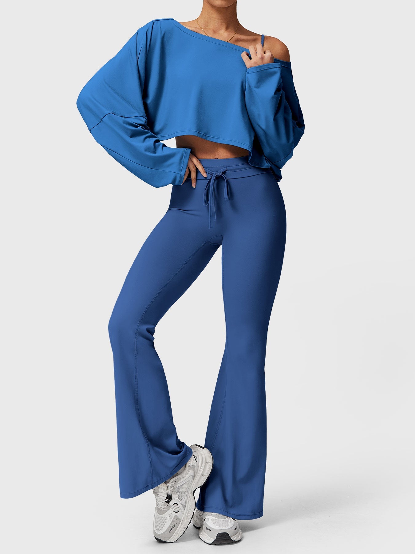 Yeoreo Alison schulterfrei Langarm Dolman