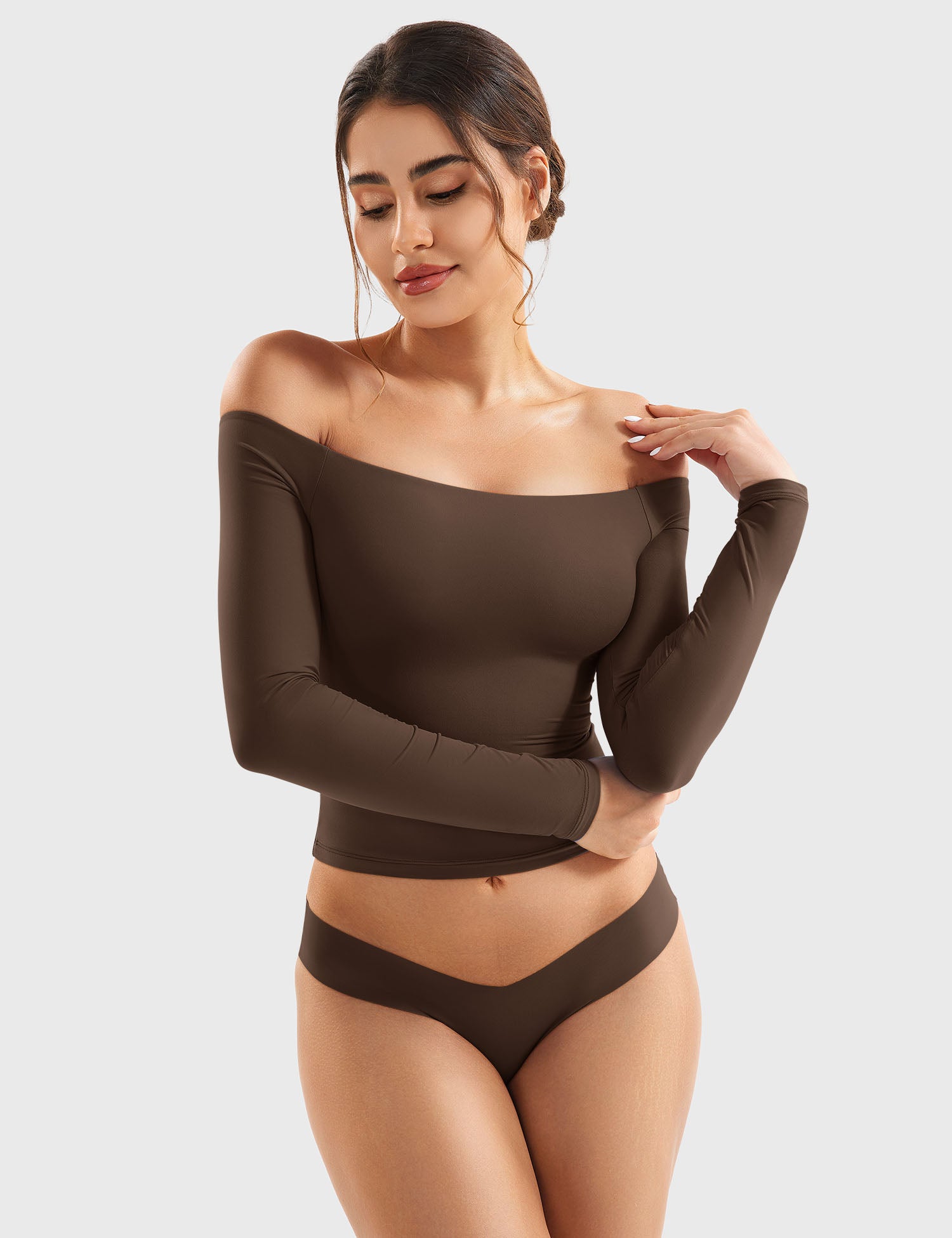 Yeoreo Luzlie schulterfreies Y2K Top - Yeoreo Germany