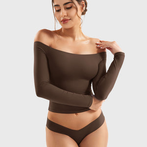 Yeoreo Luzlie schulterfreies Y2K Top - Yeoreo Germany