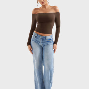 Yeoreo Luzlie schulterfreies Y2K Top - Yeoreo Germany