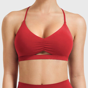 Yeoreo Chilene Criss Cross Back Sports Bra Weiß / M