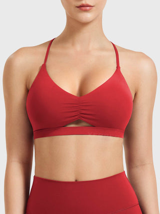Yeoreo Chilene Criss Cross Back Sports Bra Weiß / M