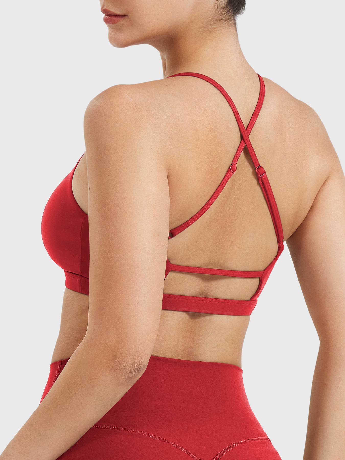 Yeoreo Chilene Criss Cross Back Sports Bra Weiß / L