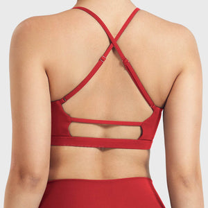 Yeoreo Chilene Criss Cross Back Sports Bra Weiß / S