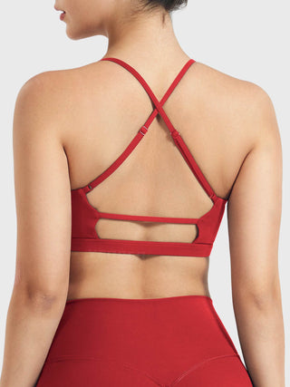 Yeoreo Chilene Criss Cross Back Sports Bra Weiß / S