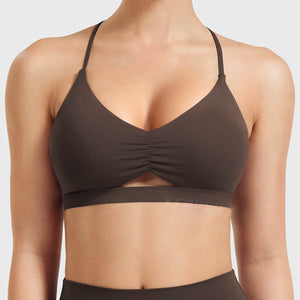 Yeoreo Chilene Criss Cross Back Sports Bra Rot / M