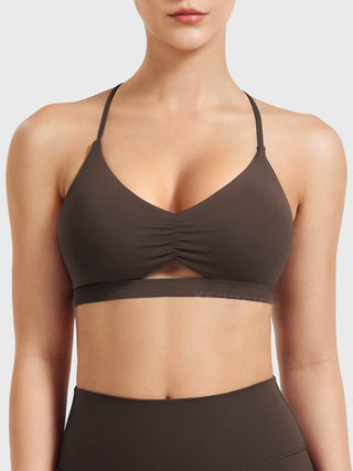 Yeoreo Chilene Criss Cross Back Sports Bra Rot / M
