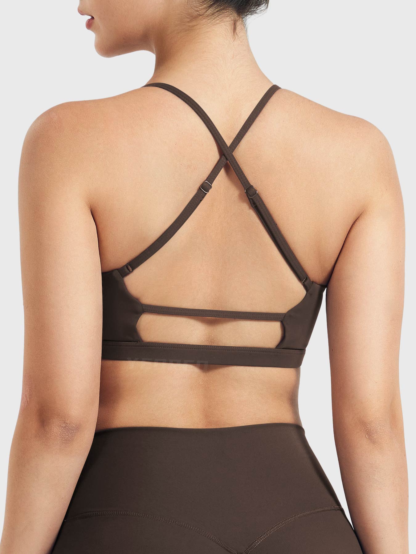 Yeoreo Chilene Criss Cross Back Sports Bra Rot / S
