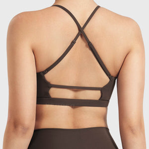Yeoreo Chilene Criss Cross Back Sports Bra Rot / S
