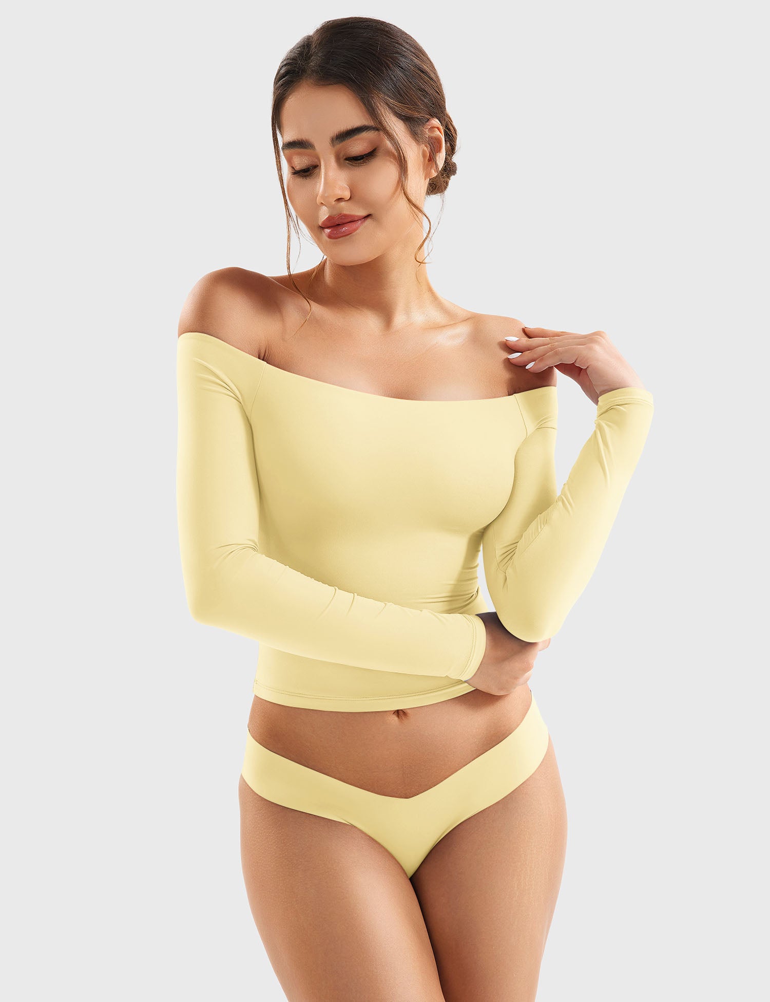 Yeoreo Luzlie schulterfreies Y2K Top - Yeoreo Germany