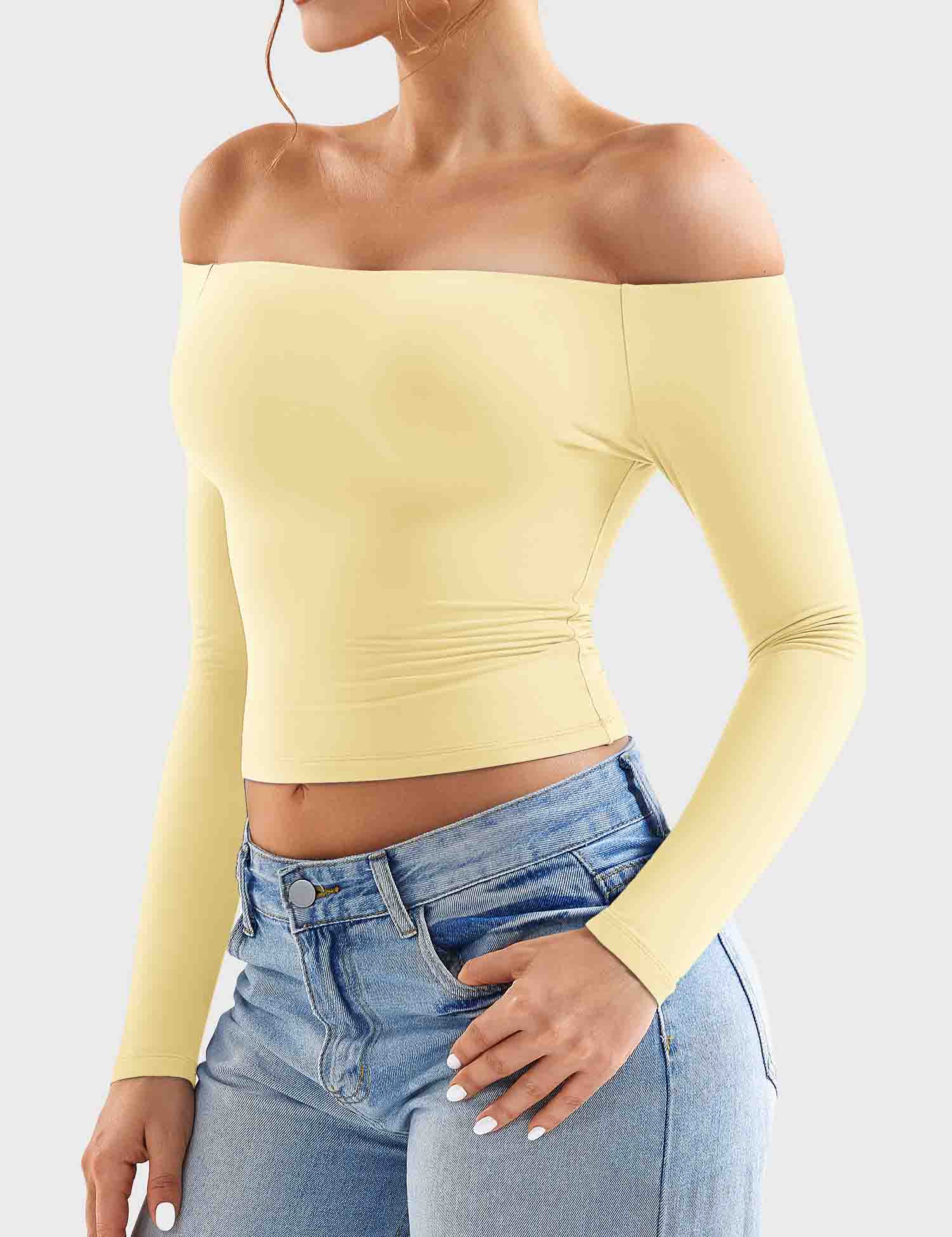 Yeoreo Luzlie schulterfreies Y2K Top - Yeoreo Germany