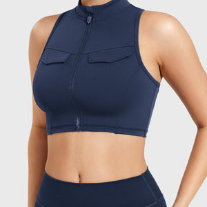 Yeoreo Chlonie Cargo Crop Tank Tiefblau / L