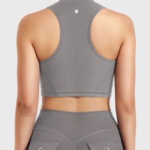 Yeoreo Chlonie Cargo Crop Tank Weiß / L