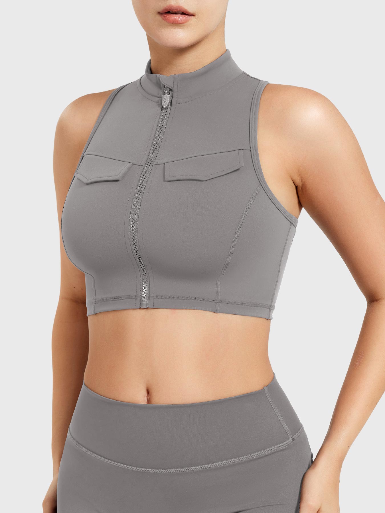 Yeoreo Chlonie Cargo Crop Tank Klein Blau / XS