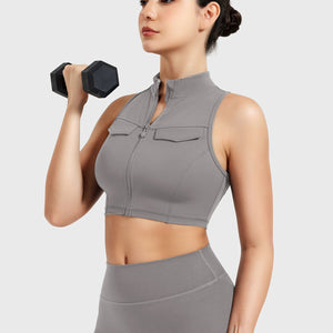 Yeoreo Chlonie Cargo Crop Tank Klein Blau / S