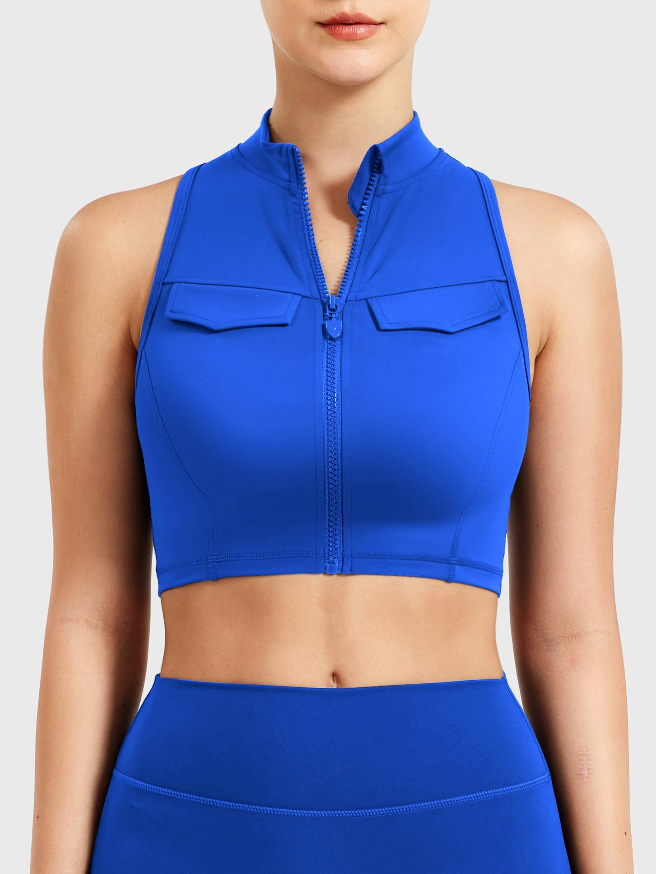Yeoreo Chlonie Cargo Crop Tank Grau / XL