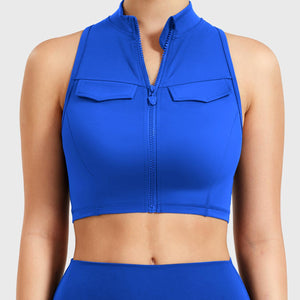 Yeoreo Chlonie Cargo Crop Tank Grau / XL