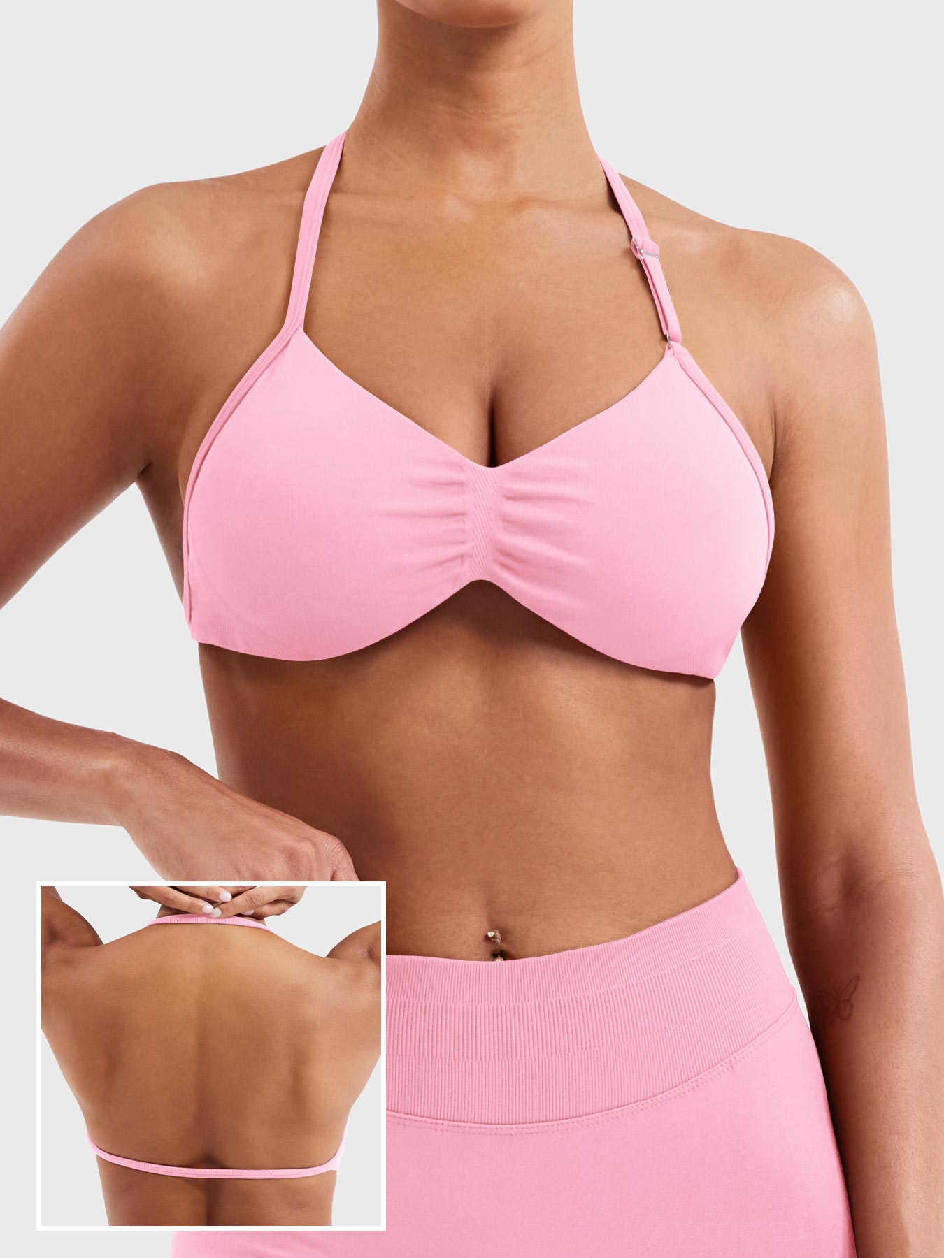 Yeoreo Vernie Impact Sports Bra Rosa / XS