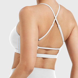 Yeoreo Chilene Criss Cross Back Sports Bra Kakao / L